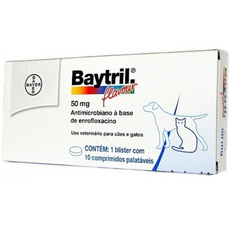 BAYTRIL FLAVOUR 50MG - 10 COMPRIMIDOS