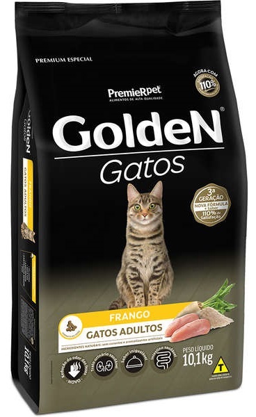 GOLDEN FORMULA GATOS ADULTOS FRANGO 10,1 KG