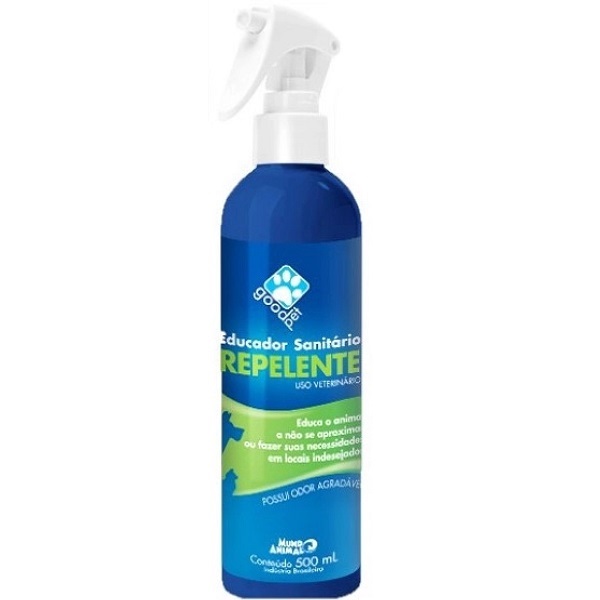 REPELENTE EDUCADOR SANITÁRIO MUNDO ANIMAL GOOD PET PARA CÃES E GATOS 500 ML