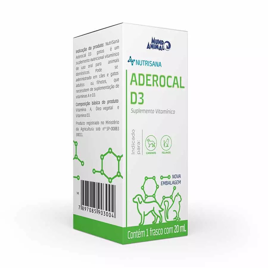 SUPLEMENTO NUTRISANA ADEROCAL D3 20 ML