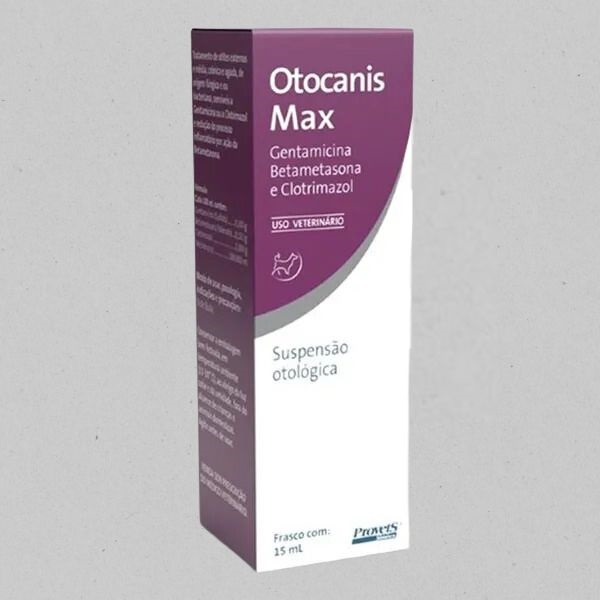 OTOCANIS MAX 15 ML SOLUÇÃO OTOLÓGICA PROVETS