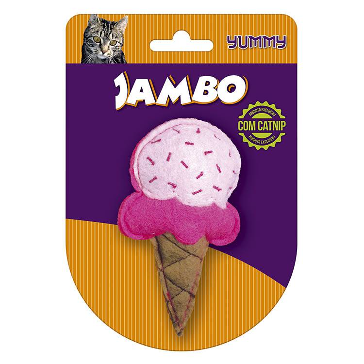 YUMMY CAT SORVETE ROSA P/ GATO C/ CATNIP