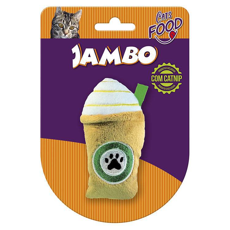 PELUCIA FOOD CAT STARBARK CARAMEL P/ GATO C/ CATNIP