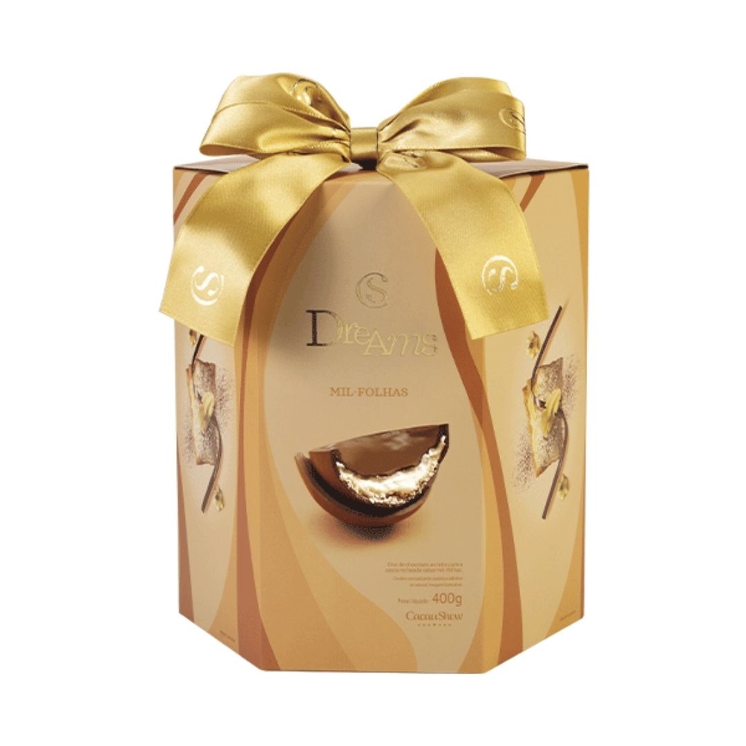 CACAU SHOW - OVO DREAMS MIL FOLHAS 400 G (C-6)