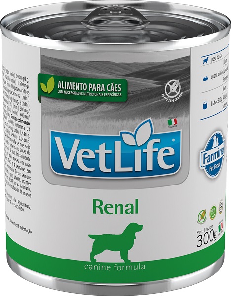 VET LIFE RENAL CAES LATA 300G