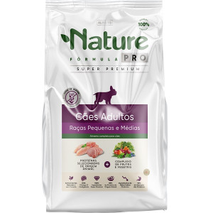 ALINUTRI NATURE FORMULA PRO CAES ADULTOS RAÇAS PEQUENAS E MEDIAS 15 KG