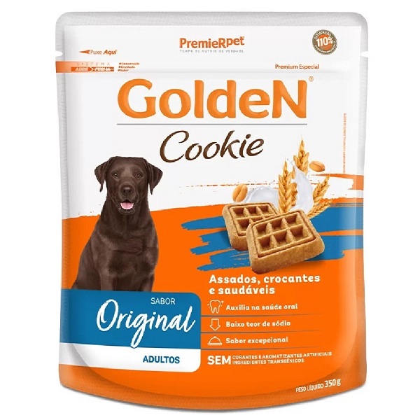 COOKIE GOLDEN CAES ADULTOS SABOR ORIGINAL 350G (***)