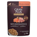 GRAN PLUS GOURMET SACHE CÃES ADULTOS SALMAO E FRANGO 100 G